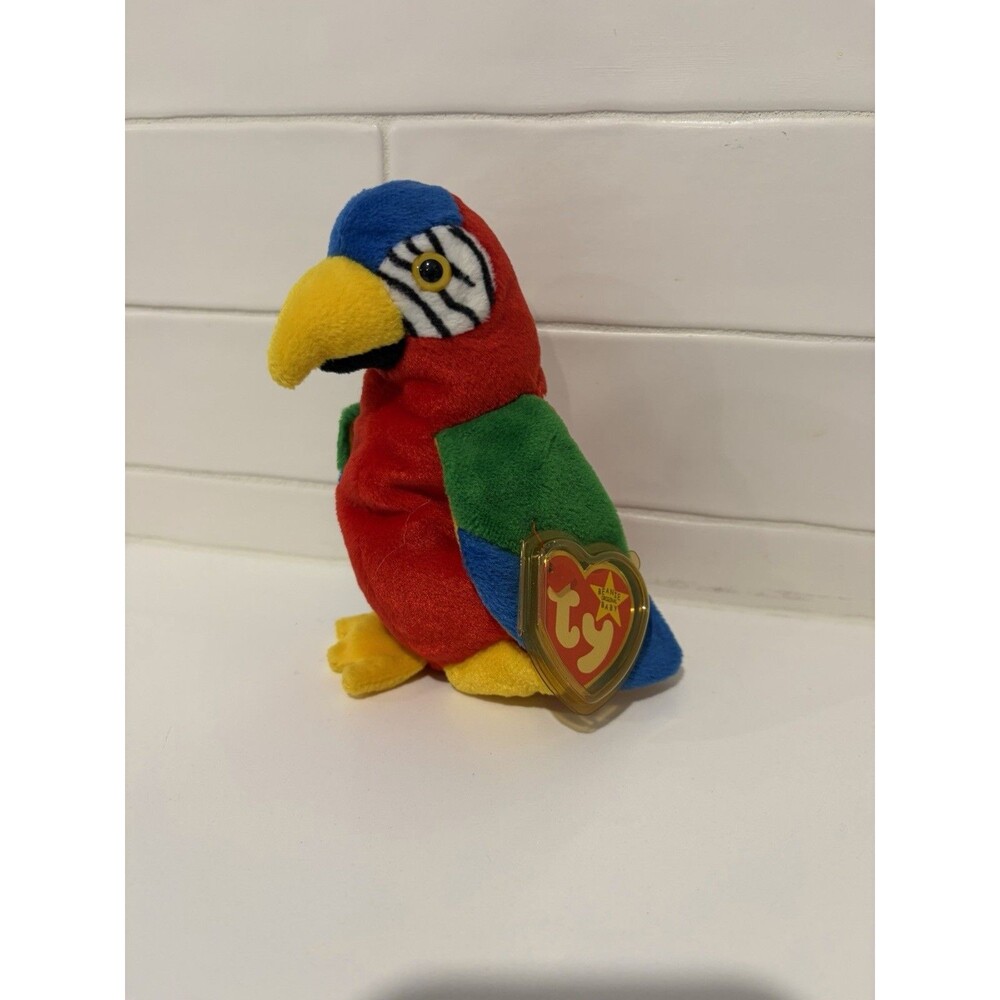 Ty Beanie Baby 1997 JABBER the Parrot,1998